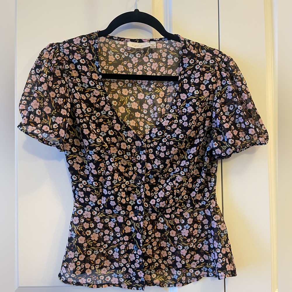 RD style floral blouse XS